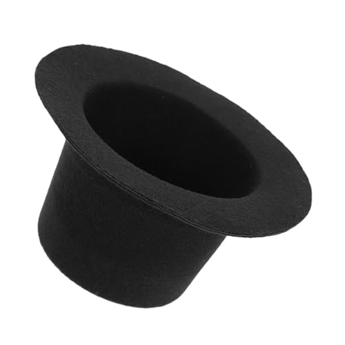GALPADA Kleiner Schwarzer Puppenhut DIY Weihnachtsmütze Leichtes Strapazierfähiges Accessoire für Plüsch und Cosplay Puppen GALPADA Kleiner Schwarzer Puppenhut DIY Weihnachtsmütze Leichtes Strapazierfähiges Accessoire für Plüsch und Cosplay Puppen von GALPADA
