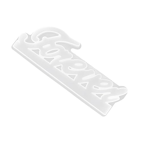 GALPADA Kreative Silikonform für DIY Tischdekoration Wasserfeste Gießform mit Romantischem Design und Englischen Wörtern für Handgemachte Dekorationen für Bastelprojekte und von GALPADA