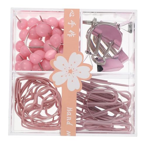 GALPADA Kreatives Metall Binder Clips und Büroklammern Langlebiges Material Praktische Organisationsclips für Büro Schule Fotos und Dokumente Rosa Farbton GALPADA Kreatives Metall Binder Clips und Büroklammern Langlebiges Material Praktische Organisationsclips für Büro Schule Fotos und Dokumente Rosa Farbton von GALPADA