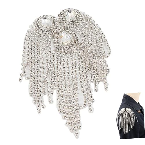 GALPADA Kristall Quaste Schulterepauletten Elegantes Armdekor für Damen Kostüme für Spezielle Anlässe Boho Accessoires für Einen Auffälligen Look GALPADA Kristall Quaste Schulterepauletten Elegantes Armdekor für Damen Kostüme für Spezielle Anlässe Boho Accessoires für Einen Auffälligen Look von GALPADA