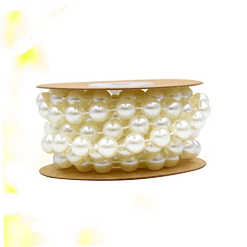 GALPADA Kunststoff perlenkette Beige Rolle Feste Dekorationsperlen für Fest Schmuck Armband Basteln Glänzend Pastellfarbene Kugelgirlande für Fest Heimdekoration GALPADA Kunststoff perlenkette Beige Rolle Feste Dekorationsperlen für Fest Schmuck Armband Basteln Glänzend Pastellfarbene Kugelgirlande für Fest Heimdekoration von GALPADA
