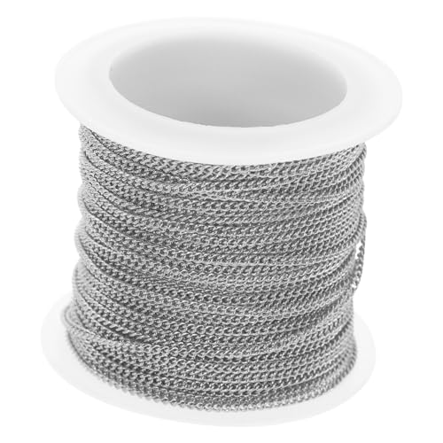 GALPADA Kupferkette DIY Schmuckkette Zubehör Halbfertige Langlebige Schmuckverlängerung Glatte Oberfläche Vielseitig für Halskette Armband Basteln Sicher und Farbbeständig GALPADA Kupferkette DIY Schmuckkette Zubehör Halbfertige Langlebige Schmuckverlängerung Glatte Oberfläche Vielseitig für Halskette Armband Basteln Sicher und Farbbeständig von GALPADA