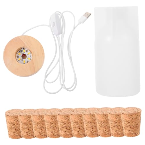 GALPADA LED Nachtlicht Silikonform Set Kreative DIY Lampenform für Epoxidharz Langlebig Geruchlos Widerstandsfähig Kompakt und Vielseitig für Tischlampen und Dekorationen Inklusive von GALPADA