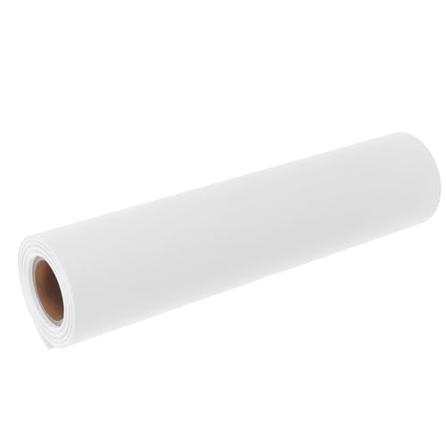 GALPADA Lange Weiße Zeichenpapierrolle Robustes Kartonpapier für Malen Zeichnen Malrolle Platzsparend Sicher für Kindergarten und Kreative Kunstprojekte von GALPADA