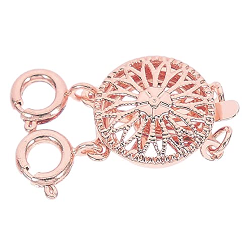 GALPADA Layered Halskettenverschluss Roségold Schmuckzubehör für Kettenverbindungen Vielseitig Einsetzbar für Schmuckherstellung und Kreative Projekte GALPADA Layered Halskettenverschluss Roségold Schmuckzubehör für Kettenverbindungen Vielseitig Einsetzbar für Schmuckherstellung und Kreative Projekte von GALPADA