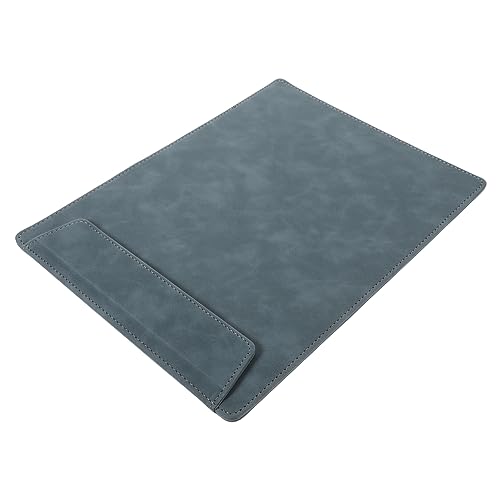 GALPADA Leder Clipboard mit Magnetverschluss Klemmbrett für Konferenzen Schreibunterlage und Aufbewahrung von Dokumenten für Büro und Zuhause Jeansblau von GALPADA