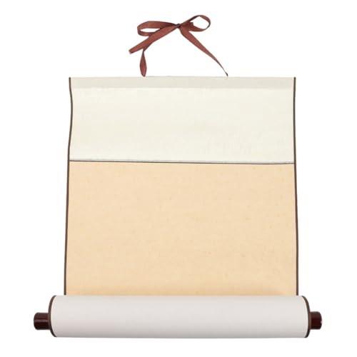 GALPADA Leere Chinesische Kalligrafie Schriftrolle aus Robustem Xuan papier Vielseitig für Malerei Schreiben und Wanddekoration Absorbierend mit Langsamer Tinteninfiltration für Anfänger von GALPADA