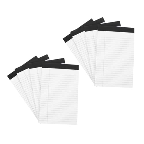 GALPADA Linierter Notizblock im Abreißbares Memo Pad für Praktische Notizen für Büro und Unterwegs Weiß für Juristische Zwecke von GALPADA