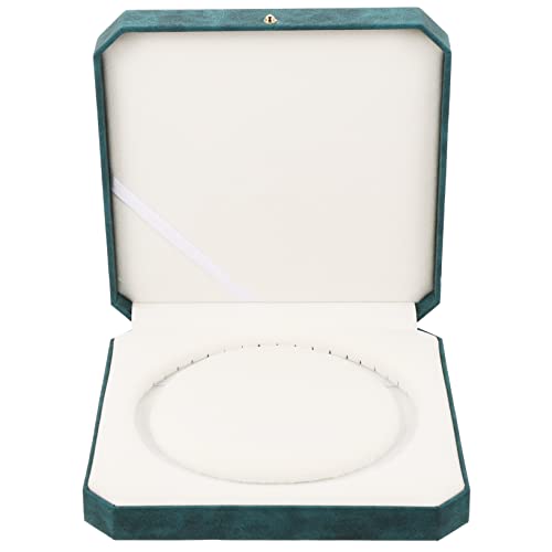 GALPADA Luxuriöse Aufbewahrungsbox für Halsketten Leder Schmuckschatulle Eleganter Halsketten-organizer Halsketten-präsentationsbox GALPADA Luxuriöse Aufbewahrungsbox für Halsketten Leder Schmuckschatulle Eleganter Halsketten-organizer Halsketten-präsentationsbox von GALPADA