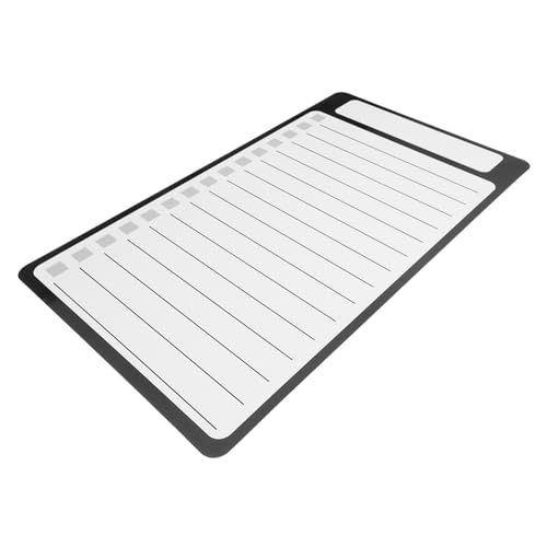 GALPADA Magnetische Nachrichtenaufkleber Farbe magnetischer Einkaufslistenblock Unterlage alle magnetische Notizblöcke für Mitteilungen Notizblock mit Magnetrückseite das Haustier Schwarz von GALPADA