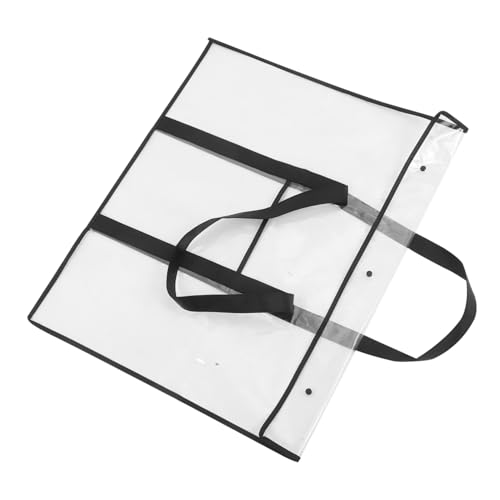 GALPADA Malbrett Tragetasche Transparente PVC Aufbewahrung Mehrzweck Organizer für Büro und Freizeit Praktische Handtasche mit Schnappknöpfen für Zeichenzubehör Große Strapazierfähige GALPADA Malbrett Tragetasche Transparente PVC Aufbewahrung Mehrzweck Organizer für Büro und Freizeit Praktische Handtasche mit Schnappknöpfen für Zeichenzubehör Große Strapazierfähige von GALPADA