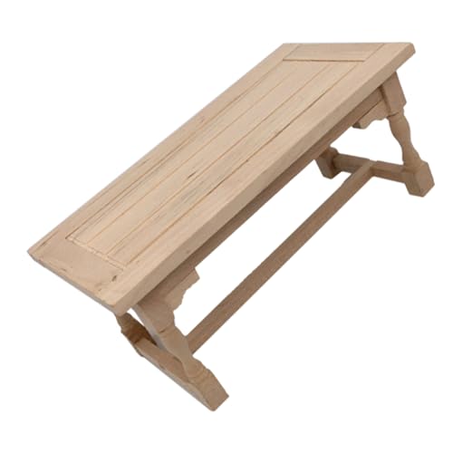 GALPADA Maßstab Holz Esszimmer Tisch Modell für Kreative Spielsz Szenen Robustes und Realistisches Design Lernspielzeug von GALPADA