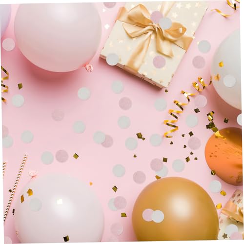 GALPADA Metallic Folien Konfetti Streusel in Hellrosa Runde Papier Deko für Ballonfüllung Tischdekoration und Partyfeiern Wie Hochzeit Geburtstag Glitzernde Konfetti Streuung von GALPADA