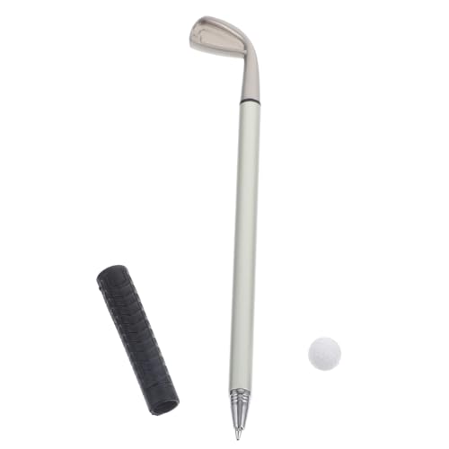 GALPADA Metallic Golfball Kugelschreiber Miniatur Golfschläger Design Teilig Büro Schreibtisch Kugelschreiber für Golf Enthusiasten zu Geburtstag Weihnachten Vatertag von GALPADA