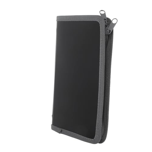 GALPADA Mini Fächermappe mit Reißverschluss Kompakter Receipt Organizer mit Großer Kapazität Tragbare Dokumentenmappe für Quittungen und Rechnungen Transparenter Ordner mit Robustem von GALPADA