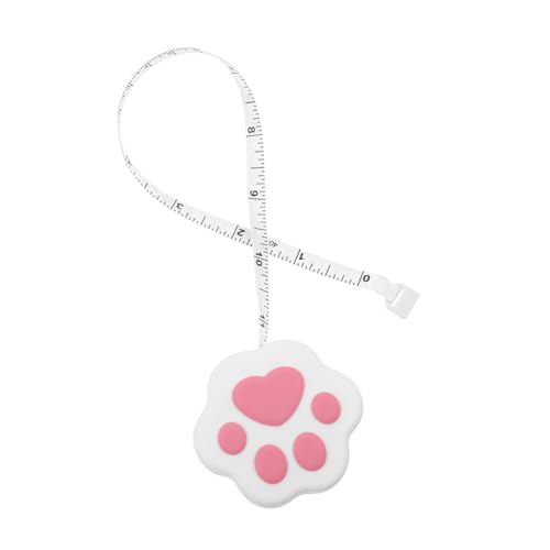 GALPADA Mini Maßband Katzenpfote Weiches Automatisches Rollmaßband Zollskala Flexibles Tragbares Nähmaßband für Körper und Taillenmessung Leicht und Präzise GALPADA Mini Maßband Katzenpfote Weiches Automatisches Rollmaßband Zollskala Flexibles Tragbares Nähmaßband für Körper und Taillenmessung Leicht und Präzise von GALPADA