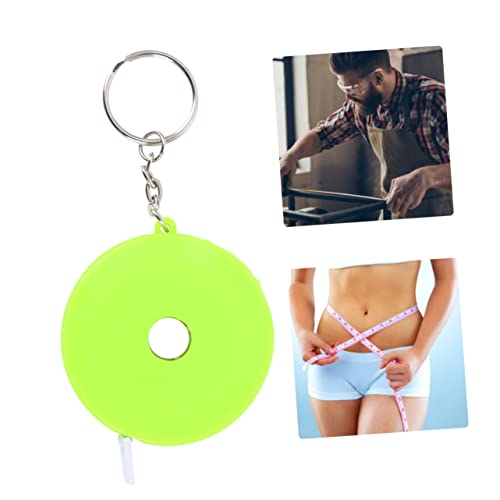 GALPADA Mini Maßband Mittel Messung Tragbar Körper Nähen Ring Maßband Mini Maßband Messen Maßband Hohe Präzision Grün von GALPADA