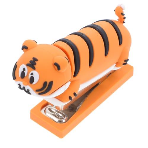 GALPADA Mini Tiger Stapler Tragbarer Niedlicher Hefter für Büro Schule und Zuhause und Handlich für Dokumente Zeitungen und von GALPADA