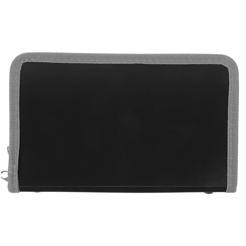 GALPADA Mini Windmappen Organizer mit Regenbogen Kanten Mehrschichtiger Dokumenten und Quittungsordner Tragbare Aufbewahrungsbox für Wichtige Dateien für Büro und Studium von GALPADA