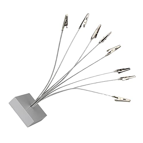 GALPADA Multihead Notizenhalter aus Metall Elegante Foto und Memo Clips für Büro Zuhause und Restaurant um Karten Notizen und Bilder zu Präsentieren von GALPADA