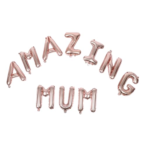 GALPADA Mum Folien Luftballon Roségold Muttertagsdeko Partydekoration Langlebig Aluminiumfolie Geburtstag Feier GALPADA Mum Folien Luftballon Roségold Muttertagsdeko Partydekoration Langlebig Aluminiumfolie Geburtstag Feier von GALPADA