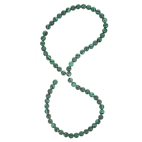 GALPADA Natürliche Malachit Perlen Rund Schmucksteine DIY Armband Zubehör Glatte Oberfläche Sicher Basteln für Persönliche Handgemachte Schmuckstücke GALPADA Natürliche Malachit Perlen Rund Schmucksteine DIY Armband Zubehör Glatte Oberfläche Sicher Basteln für Persönliche Handgemachte Schmuckstücke von GALPADA
