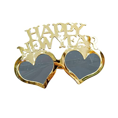 GALPADA Neue Jahr Partybrillen mit Diamant Design Glitzernde Happy Year Brille für Silvesterfeiern Lustige Kostümaccessoires und Fotorequisiten Gold GALPADA Neue Jahr Partybrillen mit Diamant Design Glitzernde Happy Year Brille für Silvesterfeiern Lustige Kostümaccessoires und Fotorequisiten Gold von GALPADA