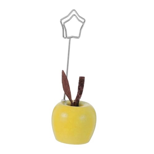 GALPADA Niedlicher Holz Apfel Memo Clip für Büro Schreibtisch Dekoration Vielseitiger Zettel Fotohalter Stabiler Kartenhalter für Nummern und Memo Charmantes Arbeitsplatz Zubehör GALPADA Niedlicher Holz Apfel Memo Clip für Büro Schreibtisch Dekoration Vielseitiger Zettel Fotohalter Stabiler Kartenhalter für Nummern und Memo Charmantes Arbeitsplatz Zubehör von GALPADA
