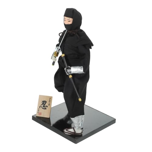 GALPADA Ninja -Puppe Japan Ninjas Samurai-Puppen Schreibtisch Kimono-Puppe gemacht Gips von GALPADA