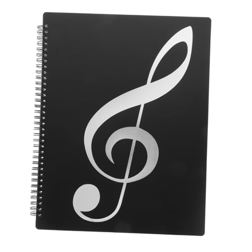 GALPADA Notenmappe mit Fächern Klarsichthüllen Musik und Dokumenten Organizer Vielseitige Dateiablage für Büro Schule und Musiker Silber Schwarzes Design GALPADA Notenmappe mit Fächern Klarsichthüllen Musik und Dokumenten Organizer Vielseitige Dateiablage für Büro Schule und Musiker Silber Schwarzes Design von GALPADA