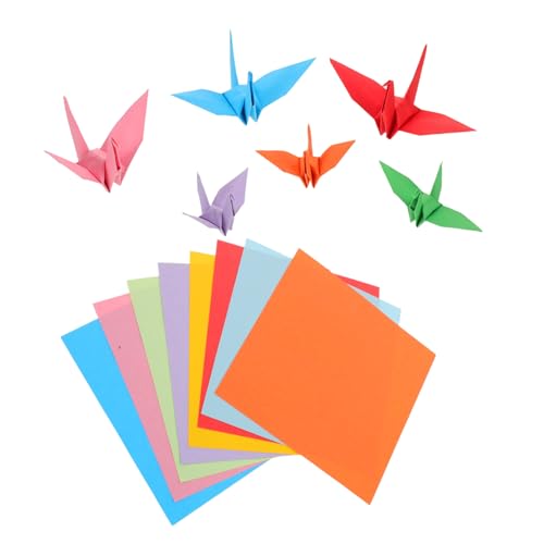 GALPADA Origami Papier Bunt Doppelseitig Quadratisch Kinderfreundliches DIY Faltpapier für Kreative Bastelprojekte in Kindergarten und Schule Vielseitig Leicht zu Falten von GALPADA