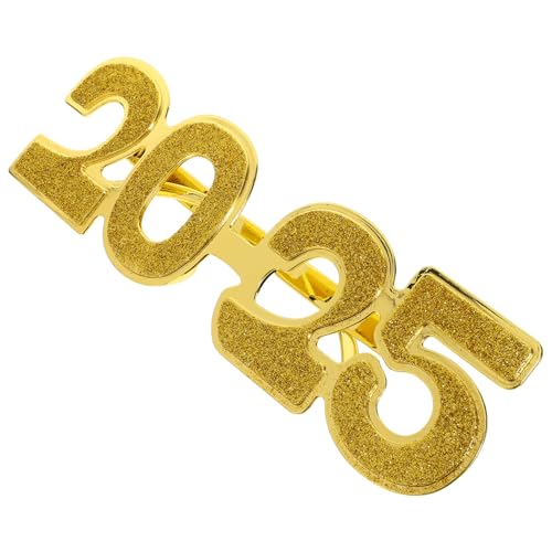 GALPADA Party Brillen Goldene Elektroplattierte Glitzer Brille Lustige Tanzbrille Silvester Accessoire Für Neujahrsfeier Wiederverwendbar Robust GALPADA Party Brillen Goldene Elektroplattierte Glitzer Brille Lustige Tanzbrille Silvester Accessoire Für Neujahrsfeier Wiederverwendbar Robust von GALPADA