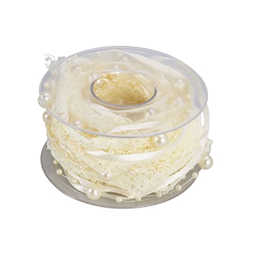 GALPADA Perlenband Satin Organza Rolle Für Hochzeitsdekoration - Bastelbedarf Und DIY Projekte – Elegantes Beige Mit Schneeflockenmotiv Für Festliche Anlässe Und Kreative Ideen GALPADA Perlenband Satin Organza Rolle Für Hochzeitsdekoration - Bastelbedarf Und DIY Projekte – Elegantes Beige Mit Schneeflockenmotiv Für Festliche Anlässe Und Kreative Ideen von GALPADA