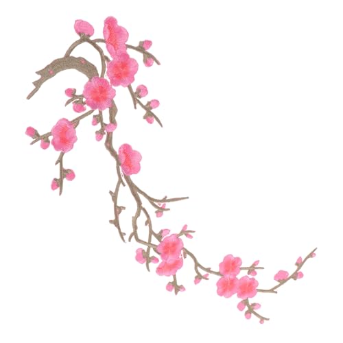 GALPADA Pflaumenblüten Applikation aus Bestickter Stoffaufkleber für Kleidung Basteln Scrapbooking Rosa Aufnähen und Reparieren von Dekorationen und Accessoires GALPADA Pflaumenblüten Applikation aus Bestickter Stoffaufkleber für Kleidung Basteln Scrapbooking Rosa Aufnähen und Reparieren von Dekorationen und Accessoires von GALPADA