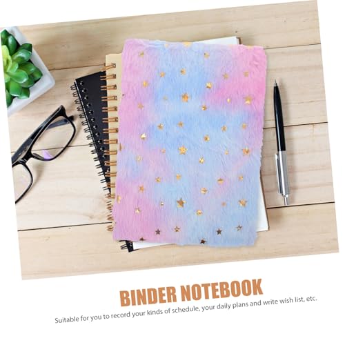 GALPADA Plüsch Notizbuch mit Flauschigem Einband Farbverlaufendes Tagebuch zum Schreiben Niedliches und Tragbares Notizbuch für Tagebuchführung Kreatives Schreiben und Zufällige Farbe GALPADA Plüsch Notizbuch mit Flauschigem Einband Farbverlaufendes Tagebuch zum Schreiben Niedliches und Tragbares Notizbuch für Tagebuchführung Kreatives Schreiben und Zufällige Farbe von GALPADA