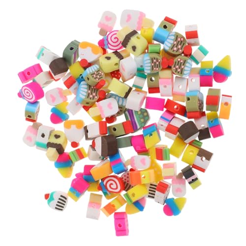 GALPADA Polymer Perlen Bunte DIY Schmuck Zubehör Leichte Langlebige Bastelperlen für Armband und Halskettenherstellung Kreative Handwerksperlen für Familien und GALPADA Polymer Perlen Bunte DIY Schmuck Zubehör Leichte Langlebige Bastelperlen für Armband und Halskettenherstellung Kreative Handwerksperlen für Familien und von GALPADA