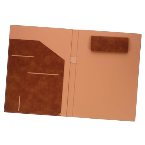 GALPADA Professioneller Dokumentenordner aus Leder Multifunktionale Aktenmappe mit Magnetverschluss Organizer für Büro und Alltag für Dokumente und Unterlagen von GALPADA