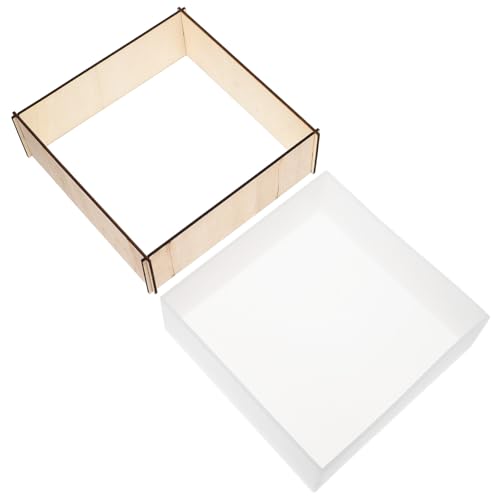 GALPADA Quadratische Silikonform für Epoxidharz DIY Gießform Wiederverwendbar Leicht zu Reinigen Sicher und Langlebig für Blumen und Specimen Motive Bastelhilfe für Zuhause und Schule von GALPADA