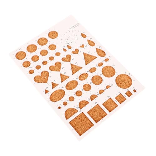 GALPADA Quilling Schablonenbrett Kork Präzise Vorlagen für Papierquilling Leicht und Tragbar für DIY Projekte für Anfänger und Profis Langlebig und Formbeständig GALPADA Quilling Schablonenbrett Kork Präzise Vorlagen für Papierquilling Leicht und Tragbar für DIY Projekte für Anfänger und Profis Langlebig und Formbeständig von GALPADA
