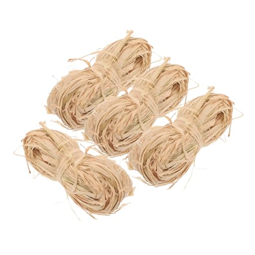 GALPADA Raffia Strohbänder für Floristen und DIY Bastelprojekte Natürlicher Bast für Blumensträuße Geschenkverpackungen und Kreative Bastelarbeiten Vielseitig Einsetzbar Handgefertigt und von GALPADA