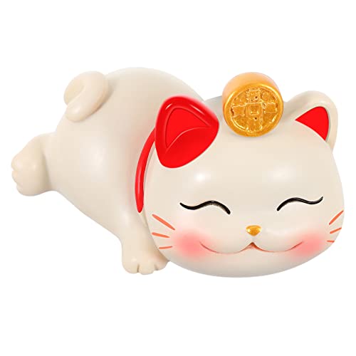 GALPADA Resin Glückskatze Figurine Dekorative Cake Toppers Tischornament Süße Feng Shui Statue für Zuhause Büro Hochzeiten Feste GALPADA Resin Glückskatze Figurine Dekorative Cake Toppers Tischornament Süße Feng Shui Statue für Zuhause Büro Hochzeiten Feste von GALPADA