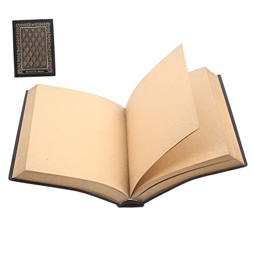 GALPADA Retro Geprägtes Notizbuch mit Dickem PU Lederumschlag Langlebig und Elegant Kompakt und Leicht für Reise Schule und Zuhause Vielseitig als Tagebuch Planer oder Business Notizblock von GALPADA