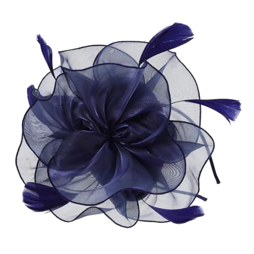 GALPADA Retro Netzstoff Fascinator Haarclip mit Federblume Eleganter Kopfschmuck für Damen Vielseitiger Haarschmuck für Pferderennen Vintage Schleier und Modenschauen Komfortables und GALPADA Retro Netzstoff Fascinator Haarclip mit Federblume Eleganter Kopfschmuck für Damen Vielseitiger Haarschmuck für Pferderennen Vintage Schleier und Modenschauen Komfortables und von GALPADA
