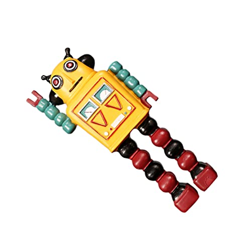GALPADA Retro-Roboter Tischroboter dekoratives Robotermodell für zu Hause Skulpturen Wohnkultur büro Dekoration Office Decoration Desktop-Roboter-Schmuck Roboterdekoration aus Harz Yellow GALPADA Retro-Roboter Tischroboter dekoratives Robotermodell für zu Hause Skulpturen Wohnkultur büro Dekoration Office Decoration Desktop-Roboter-Schmuck Roboterdekoration aus Harz Yellow von GALPADA