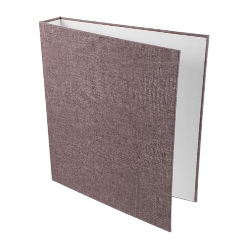GALPADA Ringbuch Notizbuch mit Stoffcover Nachfüllbar Dünner Ordner Strapazierfähiges Metallring Design Sicherer Blattschutz Leicht und Rutschfest für Büro und Schule von GALPADA