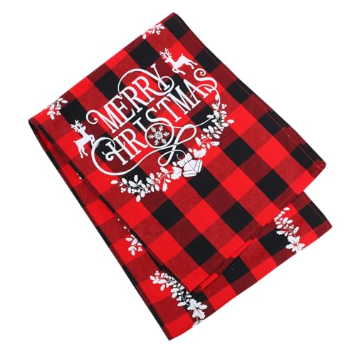 GALPADA Rotes Schwarzes Lattice Tischläufer Tischdecke Weihnachtsdeko Hitzebeständig für Esszimmer Weihnachtsfeier Thanksgiving Party Festlicher Tischschmuck GALPADA Rotes Schwarzes Lattice Tischläufer Tischdecke Weihnachtsdeko Hitzebeständig für Esszimmer Weihnachtsfeier Thanksgiving Party Festlicher Tischschmuck von GALPADA