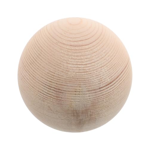 GALPADA Runde Holzperlen aus Unbehandeltem Holz Große Hartholzkugeln für DIY Projekte Handläufe Dekorative Elemente und Bettkopf Zubehör Vielseitig Einsetzbar und Sicher der Anwendung von GALPADA