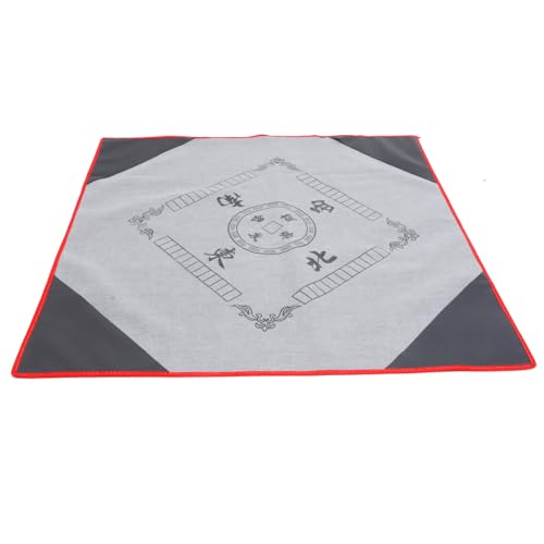 GALPADA Rutsch Mahjong Tischdecke mit Tasche Dicke Graue Spielmatte Geräuschdämpfend und Abriebfest Geeignet für Mahjong Domino und Poker Vielseitige Spielfeldabdeckung Zufällige Farbe GALPADA Rutsch Mahjong Tischdecke mit Tasche Dicke Graue Spielmatte Geräuschdämpfend und Abriebfest Geeignet für Mahjong Domino und Poker Vielseitige Spielfeldabdeckung Zufällige Farbe von GALPADA