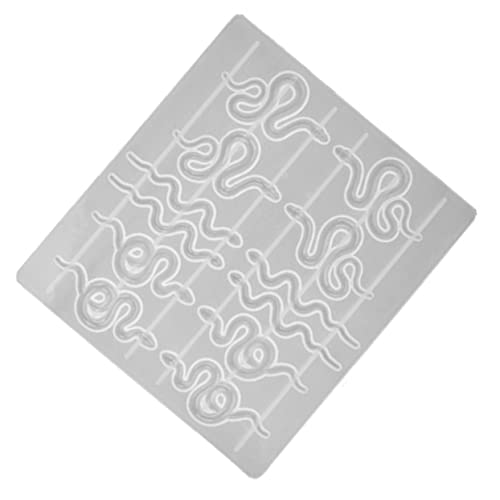 GALPADA Schlangenform Ohrstecker Gießform Flexible Silikonform für DIY Schmuckherstellung Wiederverwendbare Bastelform für Epoxidharzprojekte und Kreative Kreationen von GALPADA