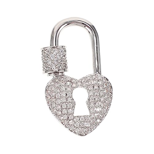 GALPADA Schlüssellochketteschnalle verbinden Schließungen Verschlüsse Umschalten Sterling Verriegelung Halskettenverschluss Verschluss Schmuck Knebelverschluss für Schmuck Kupfer Silber GALPADA Schlüssellochketteschnalle verbinden Schließungen Verschlüsse Umschalten Sterling Verriegelung Halskettenverschluss Verschluss Schmuck Knebelverschluss für Schmuck Kupfer Silber von GALPADA